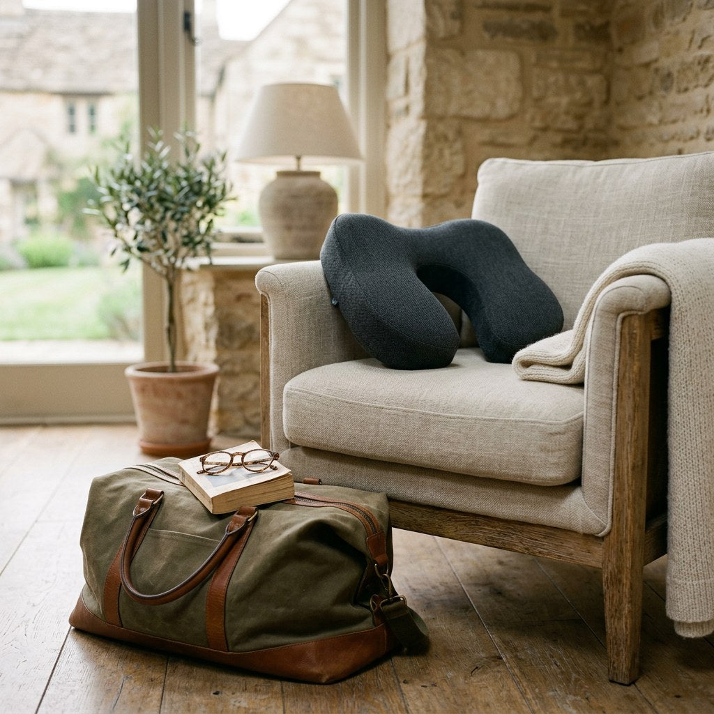 Cloud Memory-Foam Travel Pillow — NOVAORA lifestyle