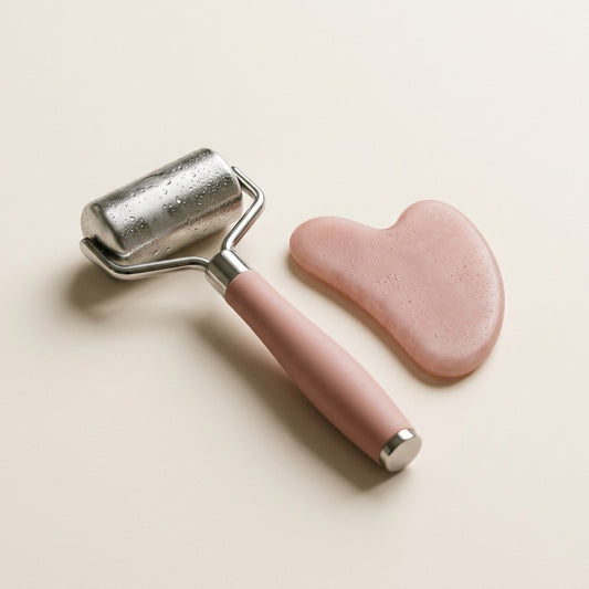 Glow Ice Roller & Gua Sha Set — NOVAORA